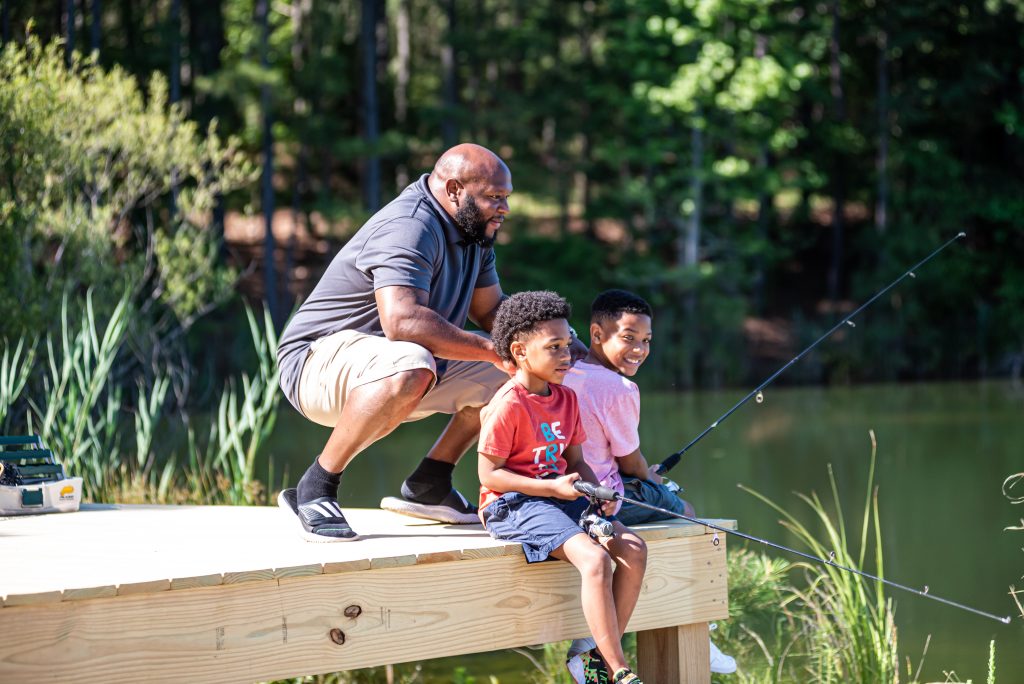 Father and Sons fishing
